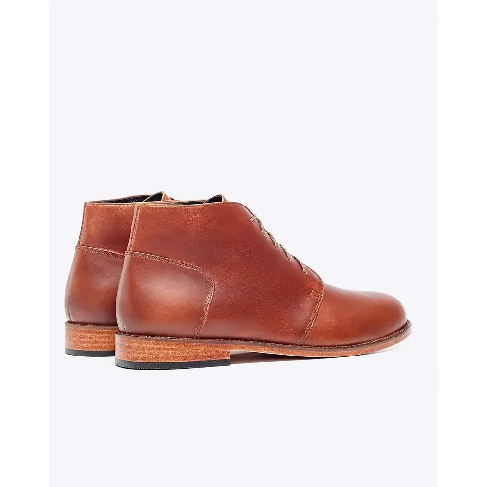 NISOLO EVERYDAY CHUKKA BOOT BRANDY 11 M